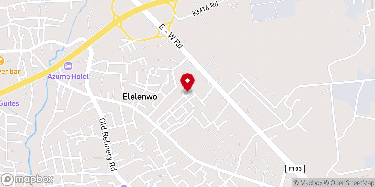 Map showing location of LFC (Winners chapel) fellowship