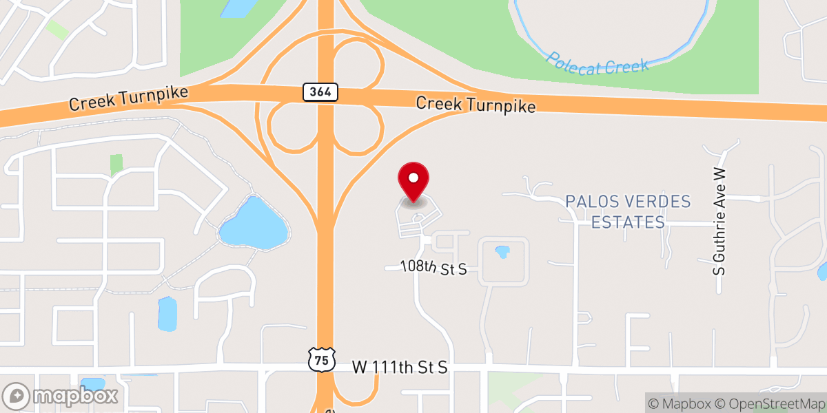 Map showing location of Newspring Family Church