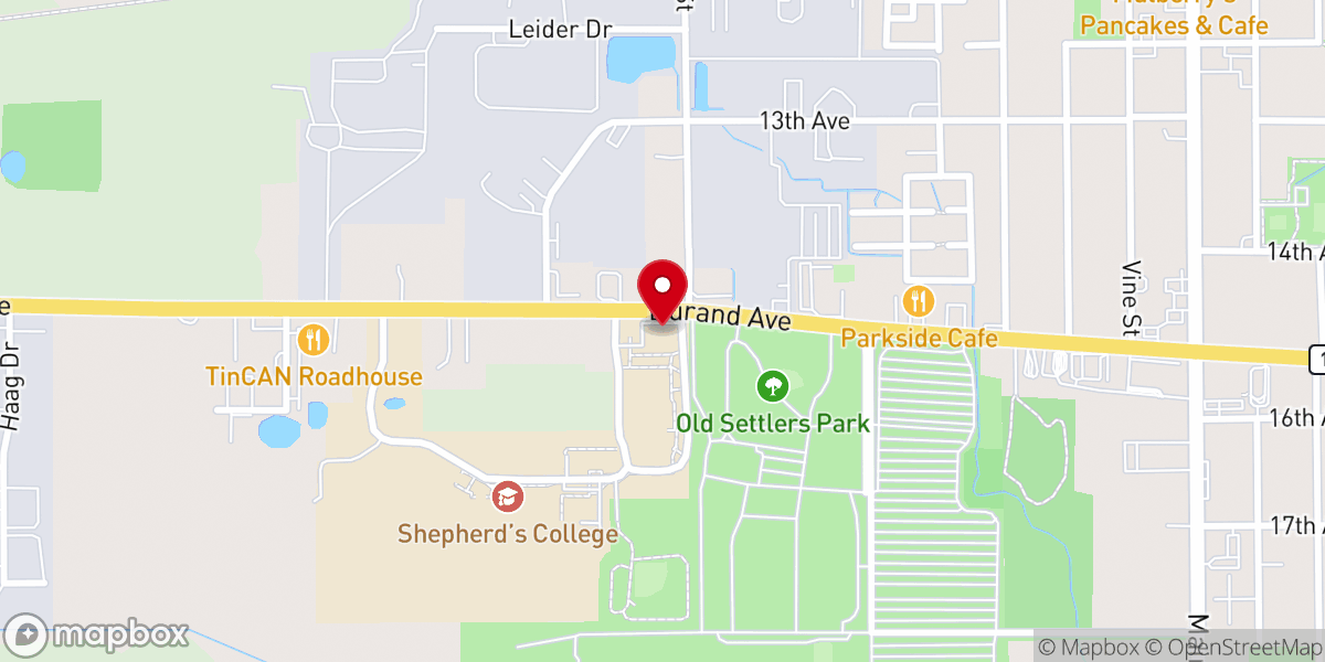 Map showing location of Shepherds College