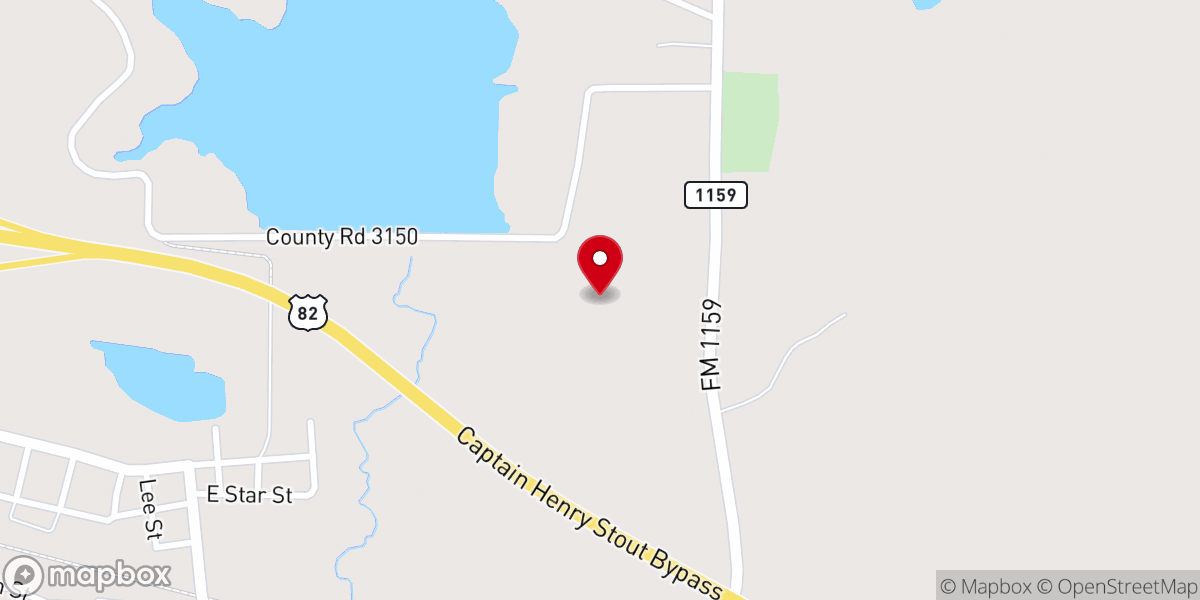 Map showing location of Double R Cowboy Church