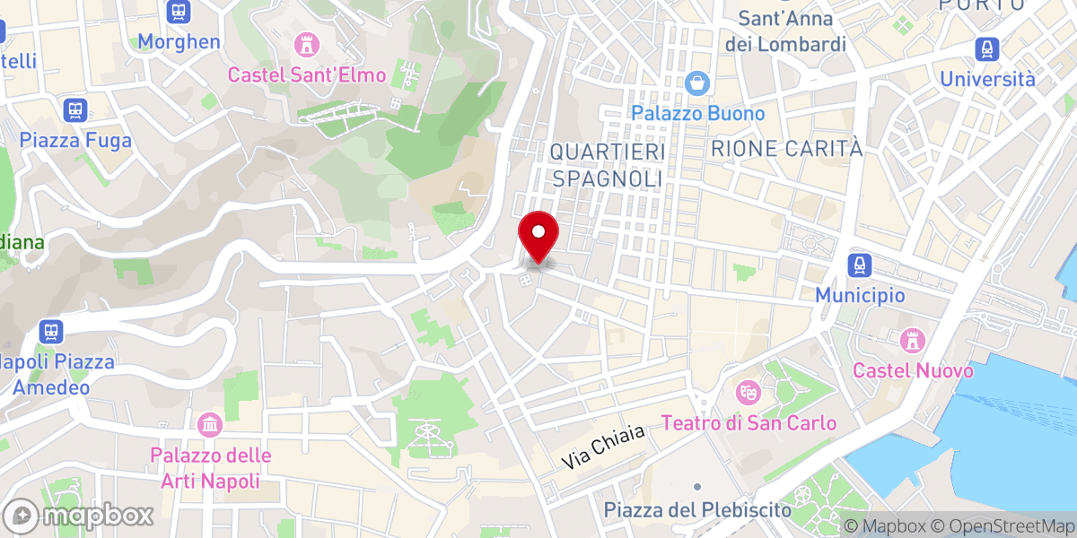 Map showing location of Chiesa di Santa Maria del Carmine alla Concordia