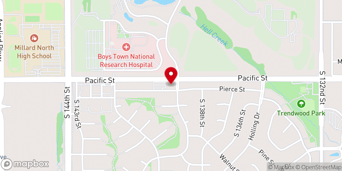 Map showing location of Kingsway Christian Church
