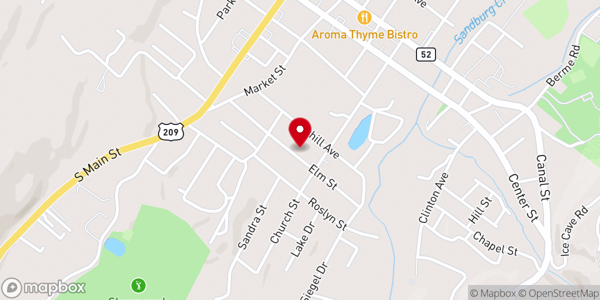 Map showing location of New Covenant House