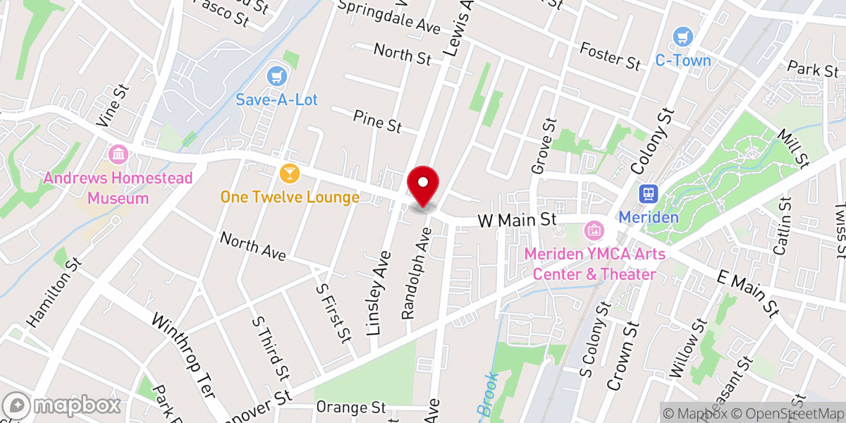 Map showing location of Iglesia Pentecostal Casa De