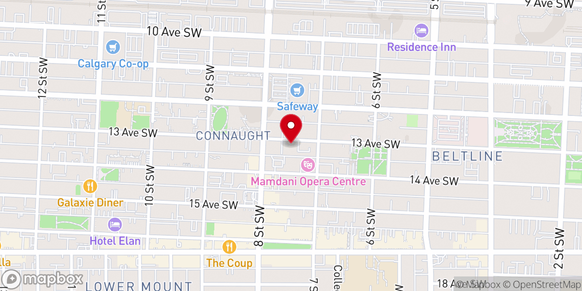Map showing location of St Elizabeth of Hungary Catholic Church