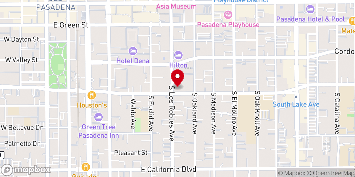 Map showing location of Throop Unitarian Universalist Church