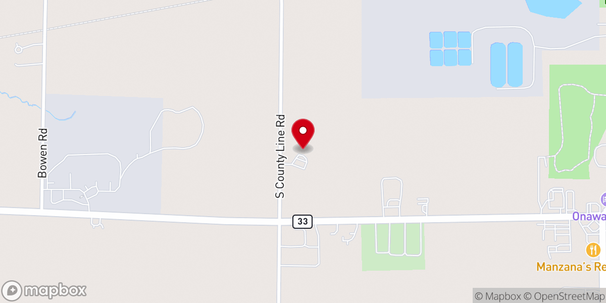 Map showing location of Joy Community Church