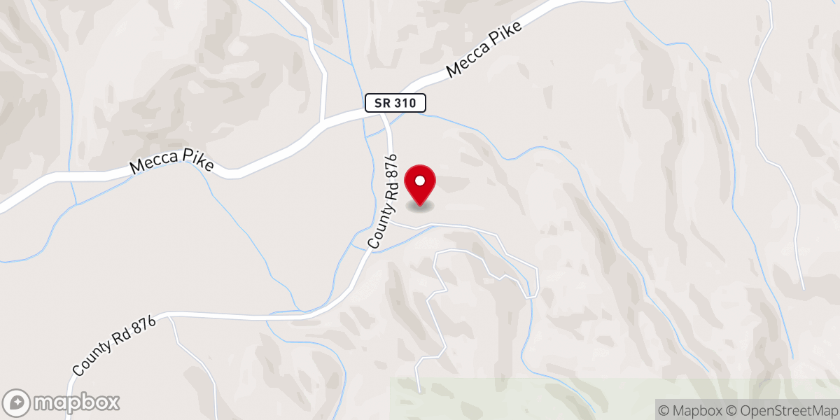 Map showing location of Center Church Athens