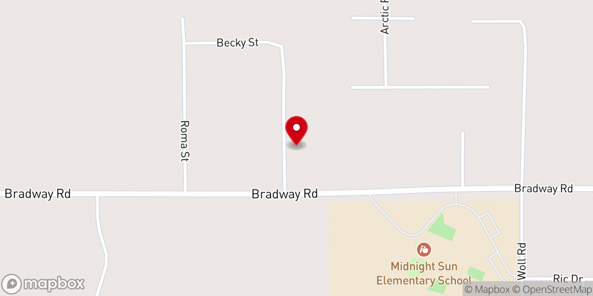Map showing location of Evangelical House of Prayer