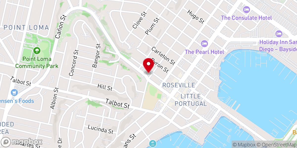 Map showing location of St Agnes Catholic Church