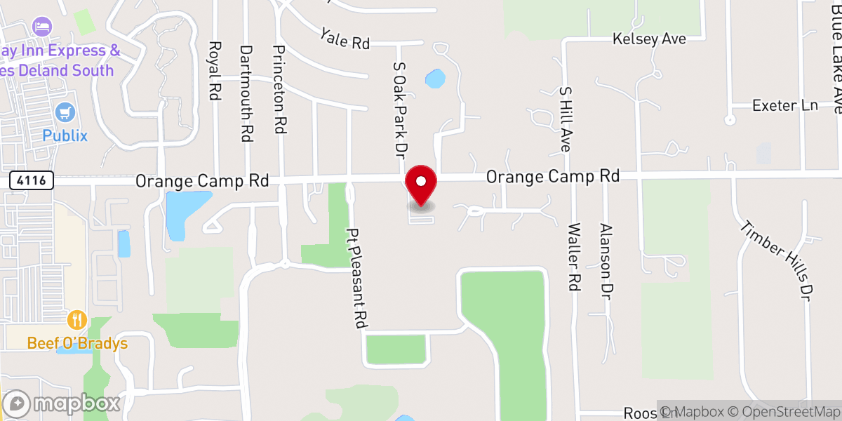 Map showing location of Immanuel Presbyterian Church, PCA