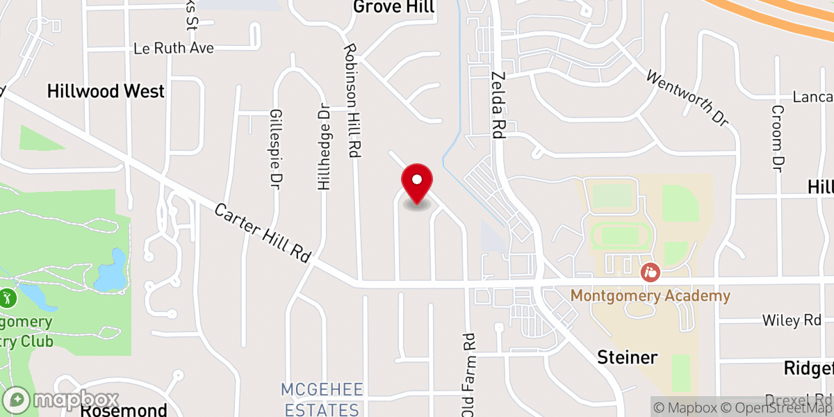 Map showing location of John Ed Mathison Leadership Ministries
