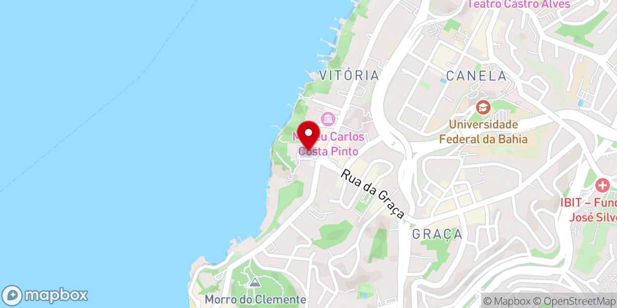 Map showing location of Paróquia Nossa Senhora da Vitória