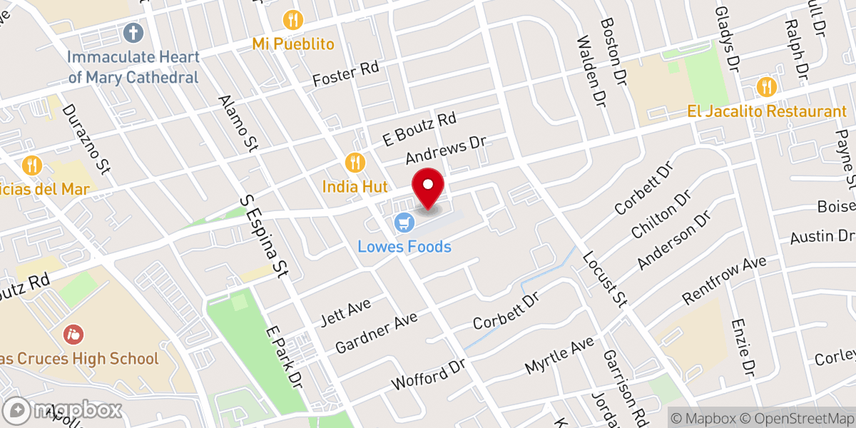 Map showing location of Movement Church