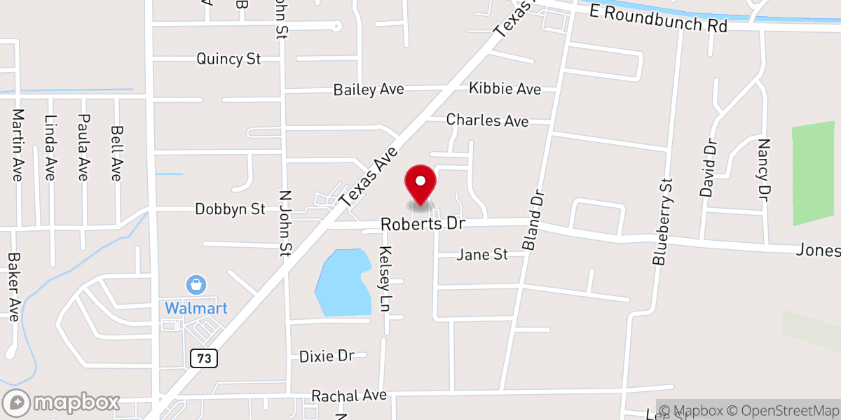 Map showing location of Bridge City First