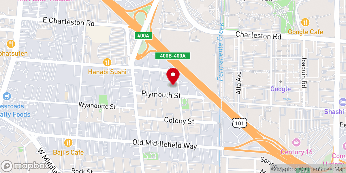 Map showing location of Redeemer Bible Fellowship