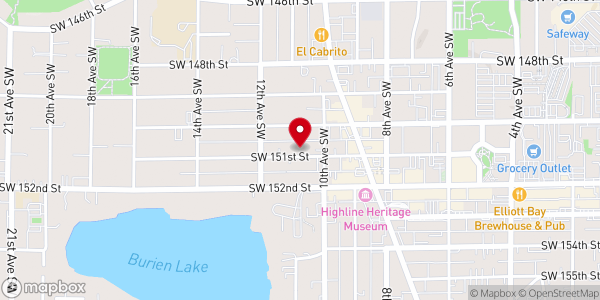 Map showing location of Temple of Praise of the Apostolic Faith