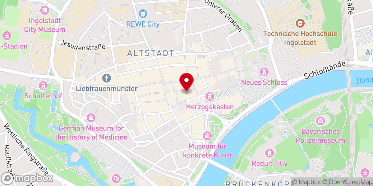 Map showing location of Hauskreis Gemeinschaft Ingolstadt