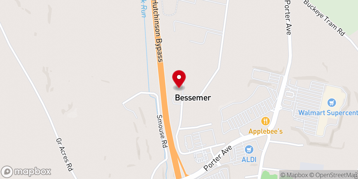Map showing location of Church of God