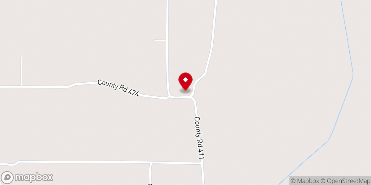 Map showing location of Varner River Baptist Church