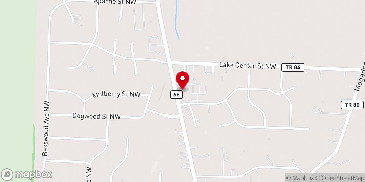 Map showing location of background checks for churches