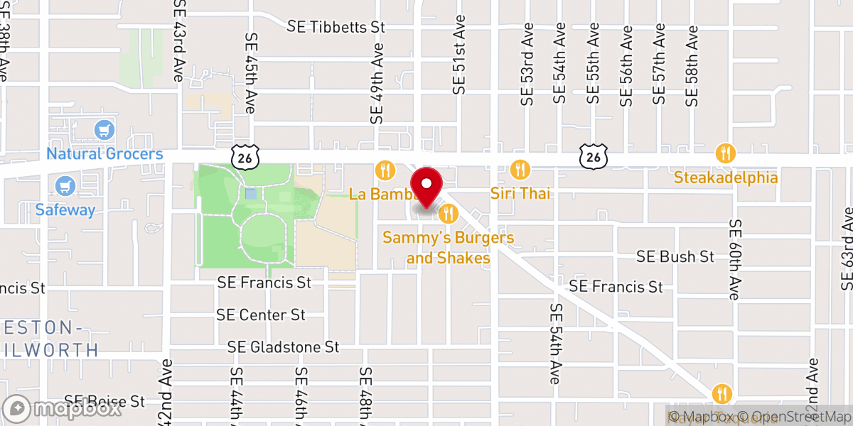 Map showing location of Second Coming Church