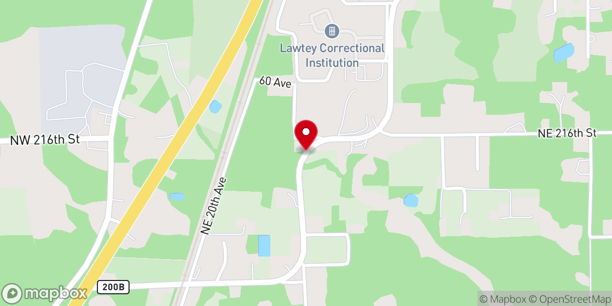 Map showing location of St John missionary baptist church