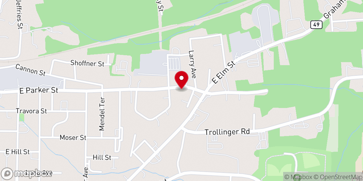 Map showing location of Faith Worship Center