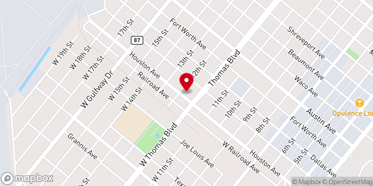 Map showing location of Greater Macedonia Baptist Church