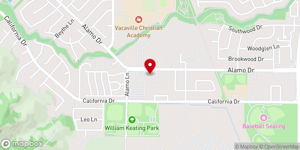 Map showing location of Church of Christ