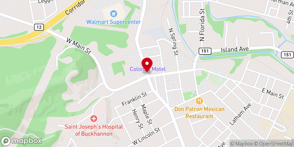Map showing location of Streets Jack