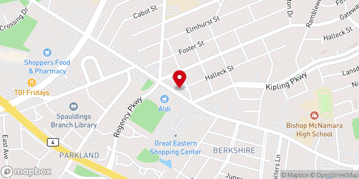 Map showing location of Restoration Bible Church