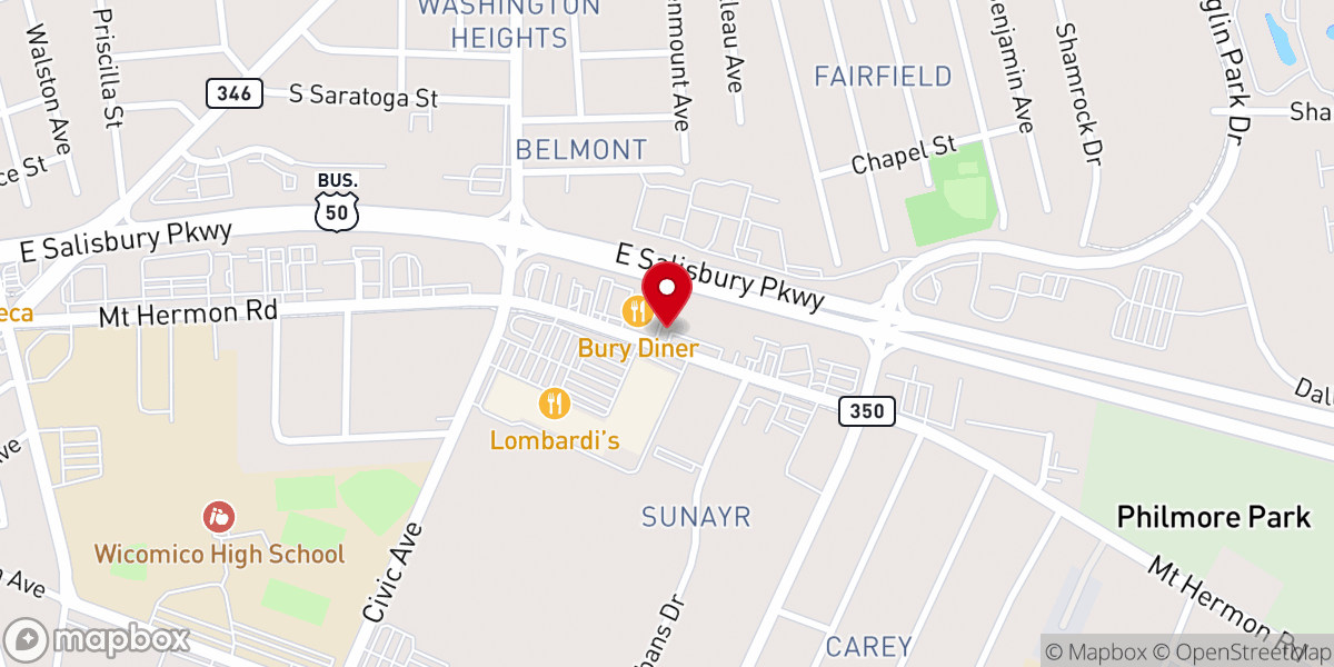 Map showing location of Saint Albans Church