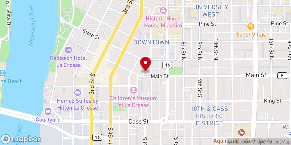 Map showing location of Noelke's Church Goods