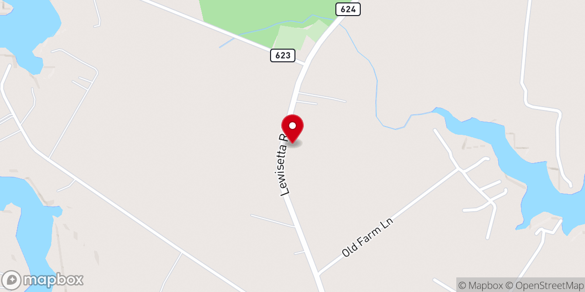 Map showing location of Calvary Pentecostal Tabernacle