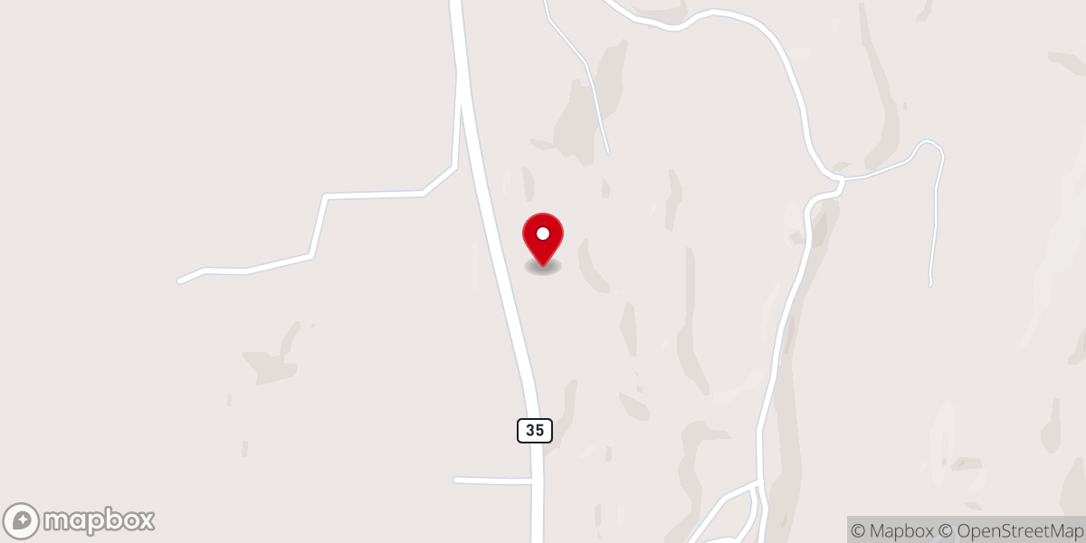 Map showing location of First Baptist Church