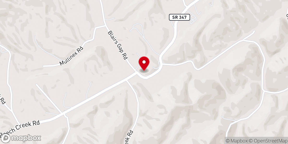 Map showing location of Solomons Temple Baptist Church