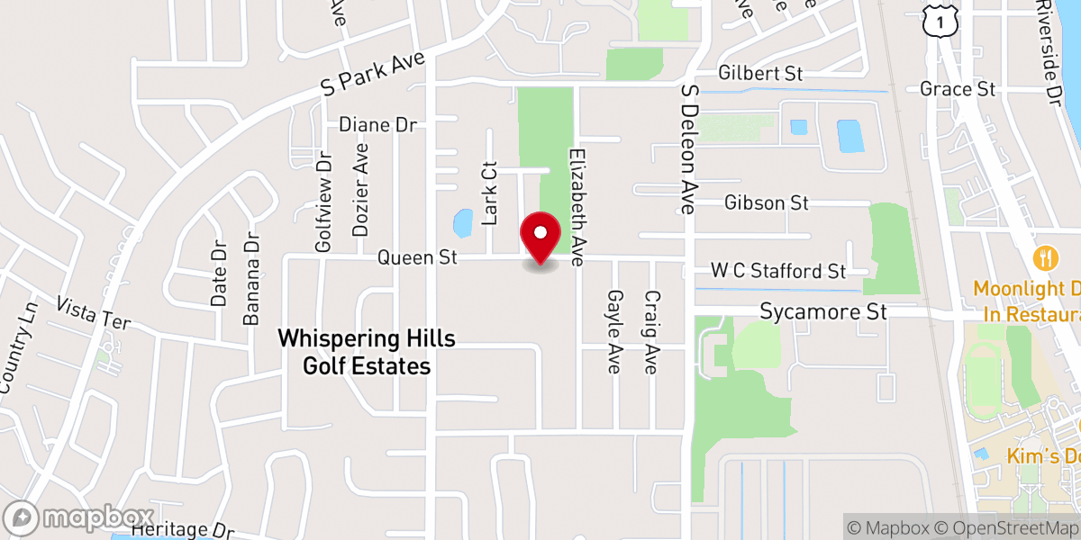 Map showing location of Calvary Church of the Naz