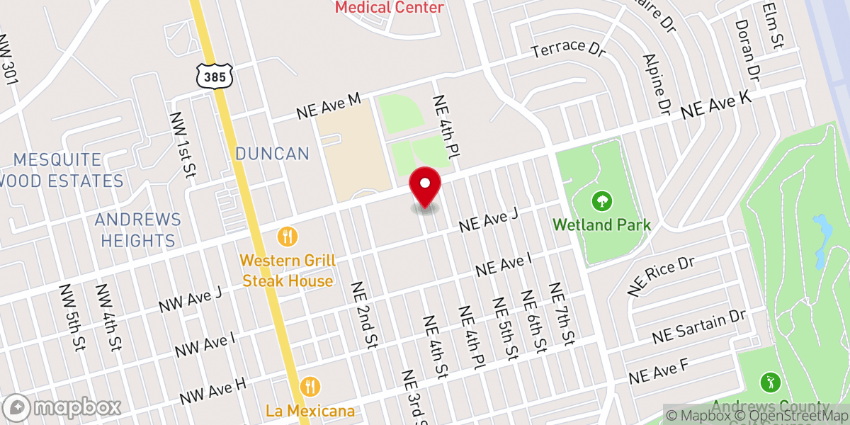Map showing location of Mt Olive Baptist Church