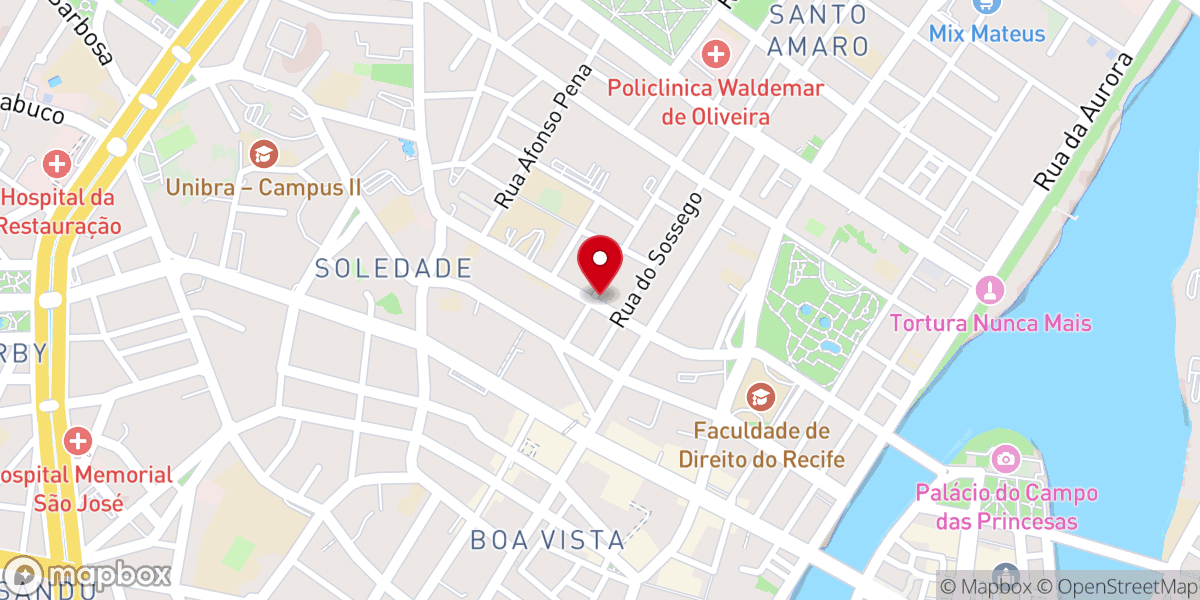 Map showing location of Igreja Evangélica Congregacional Pernambucana