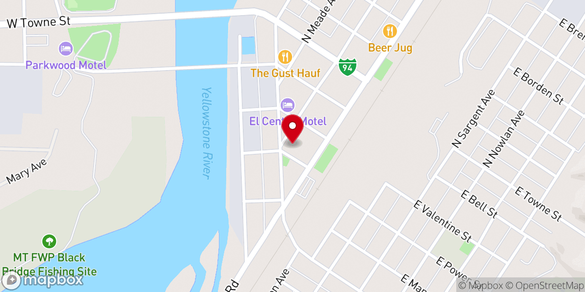 Map showing location of Congregational United Church