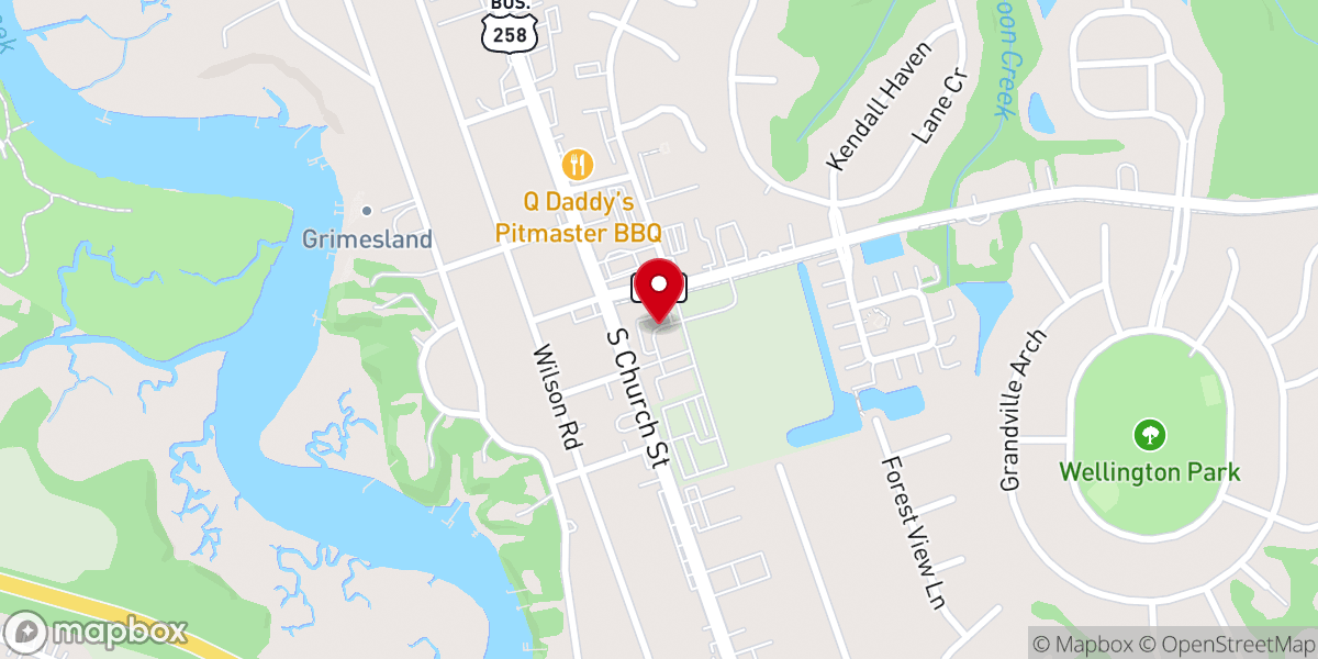 Map showing location of Royal Farms