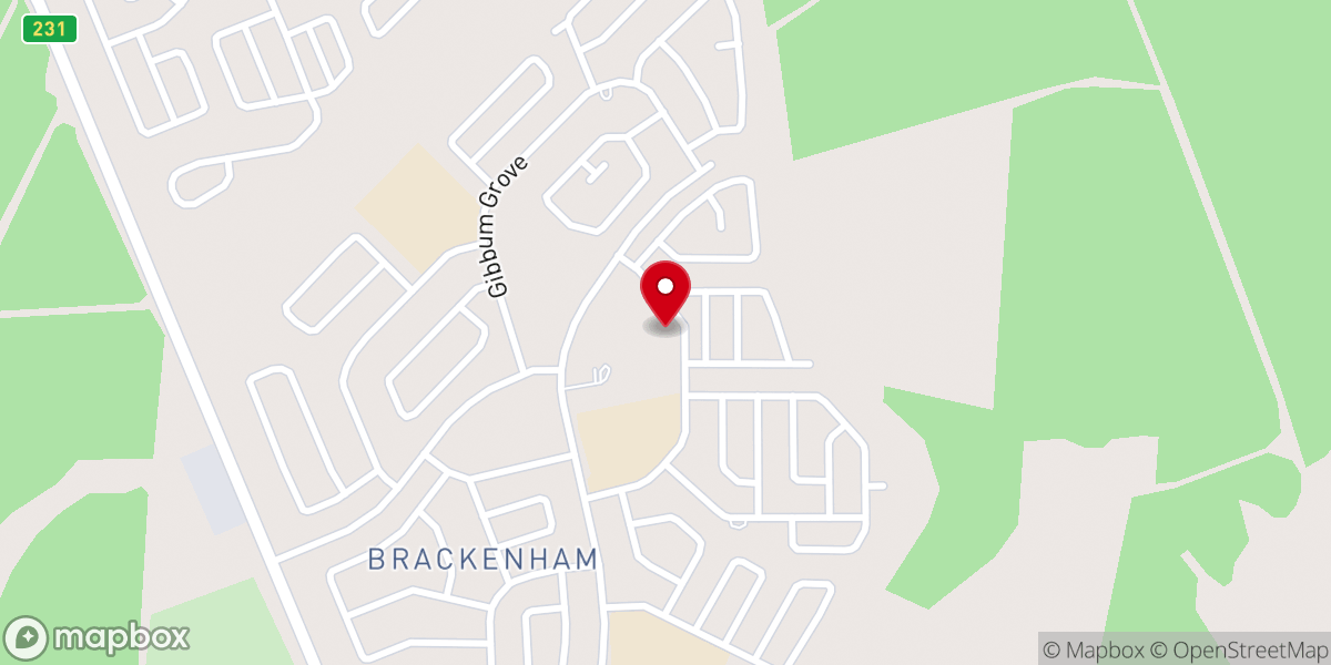 Map showing location of Living Stones Baptist Church