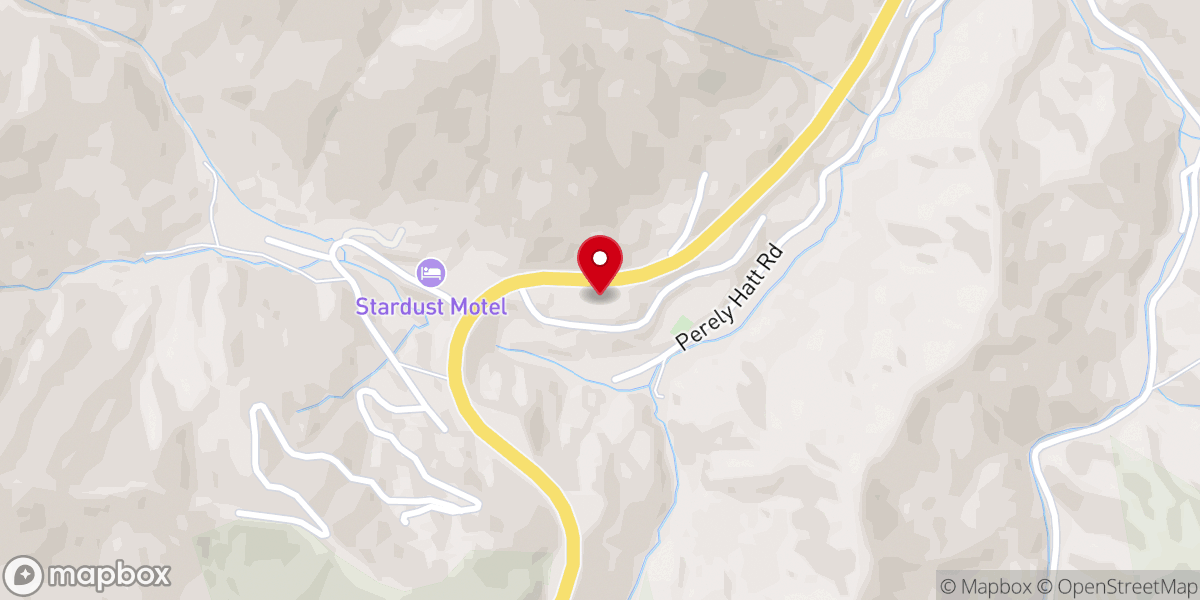 Map showing location of Victory Baptist Church