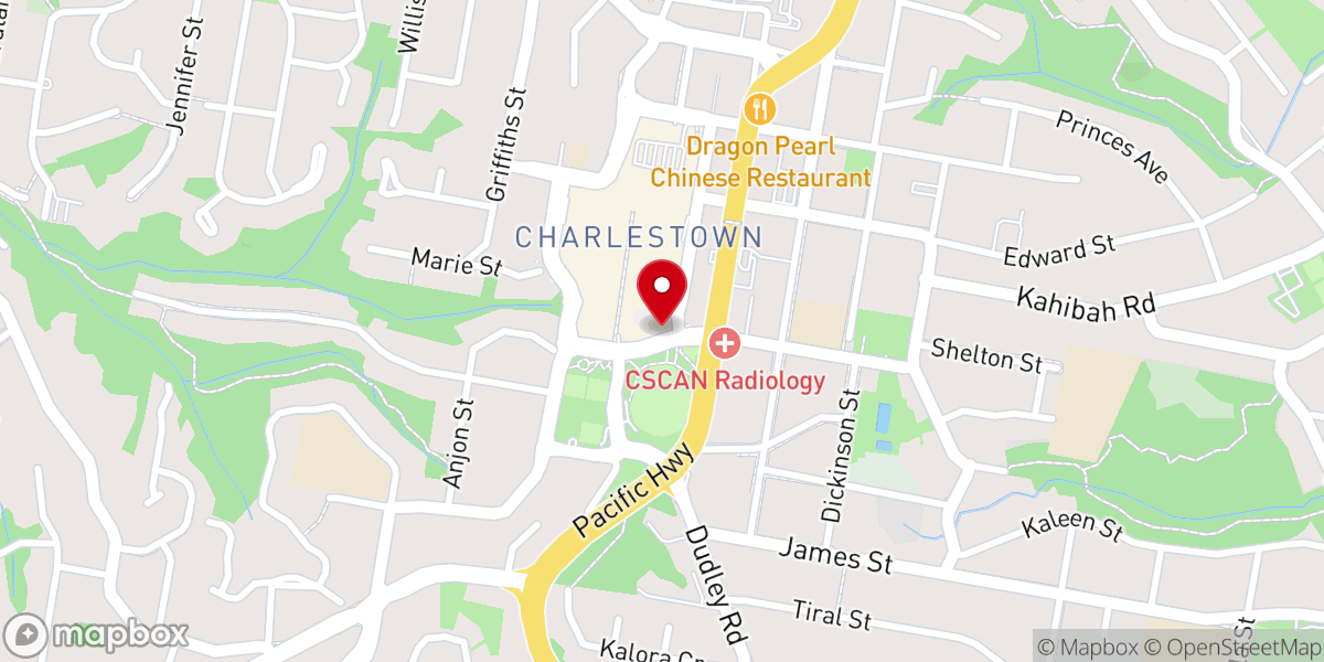 Map showing location of Christ Embassy Newcastle, NSW