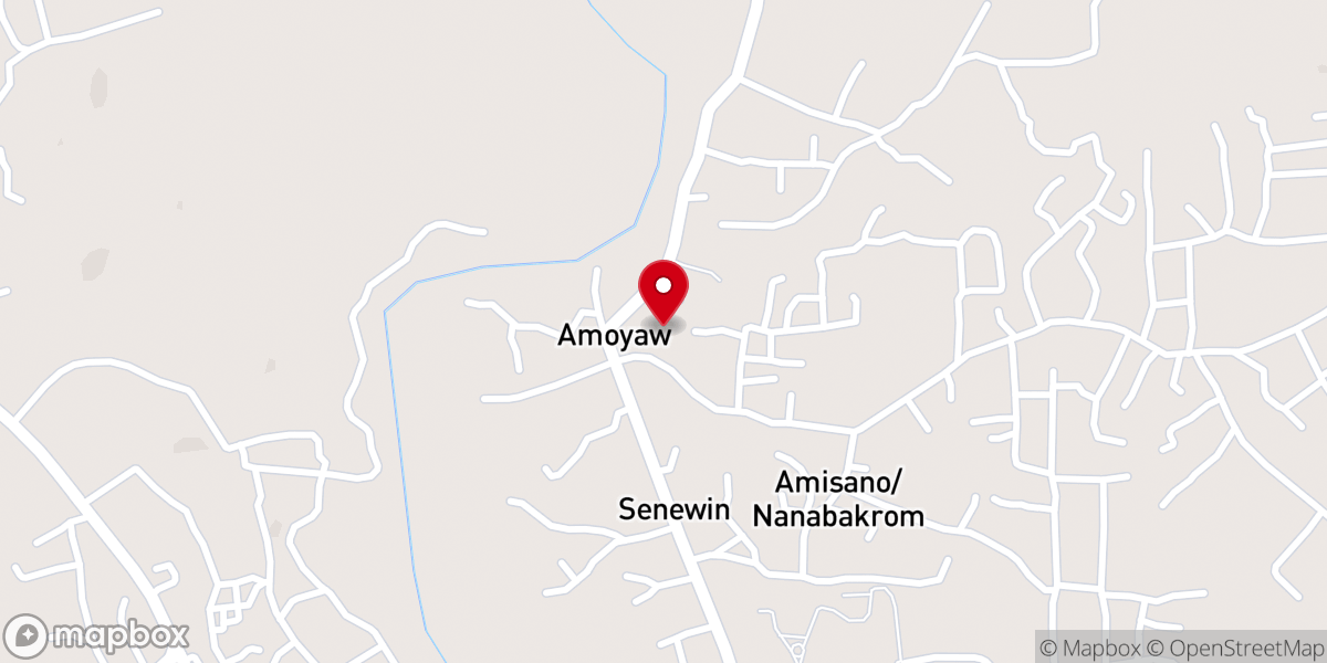 Map showing location of Besakrom Miracle Methodist Church (bmmc)