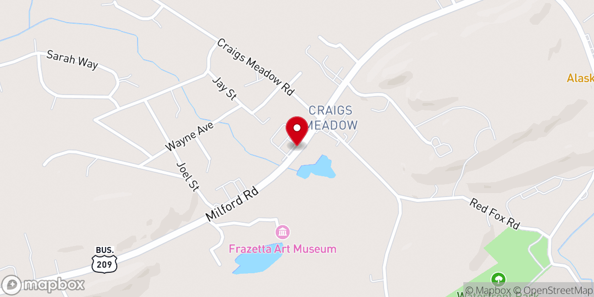 Map showing location of Church Of Pentecost, East Stroudsburg, Poconos Assembly