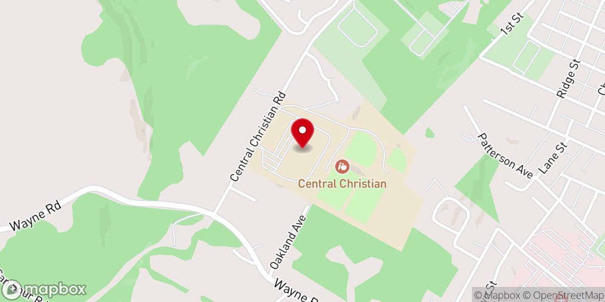 Map showing location of DuBois Central Catholic