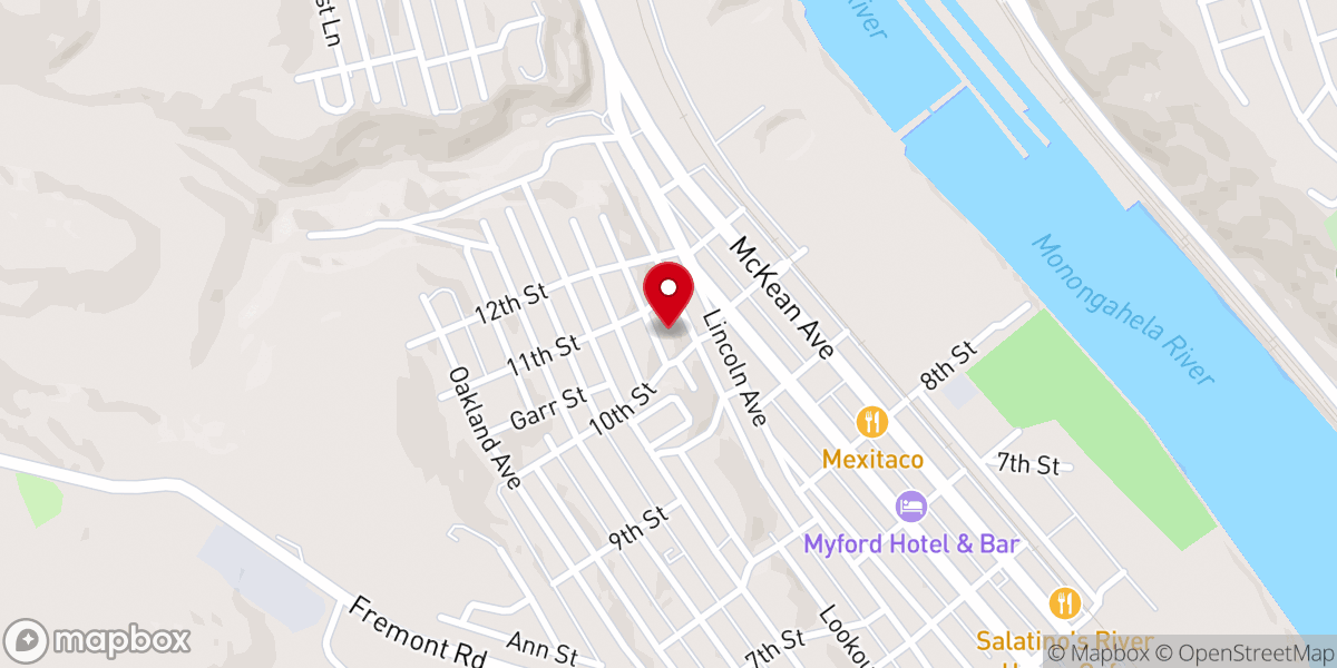 Map showing location of Holy Trinity Orthodox Church