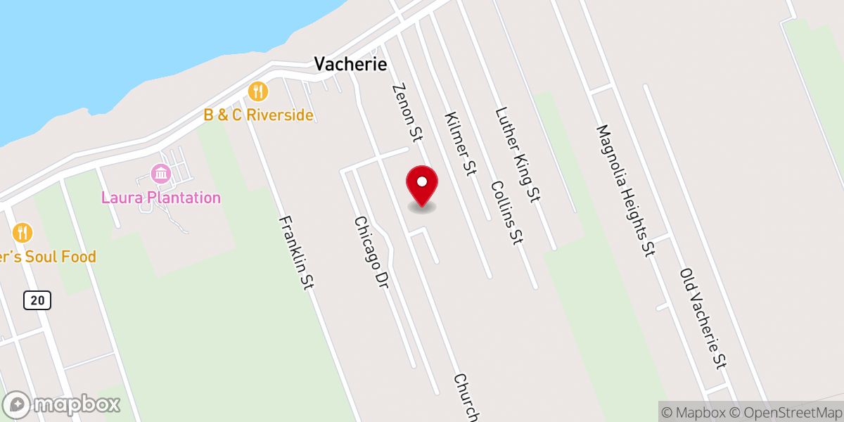 Map showing location of Magnolia Park